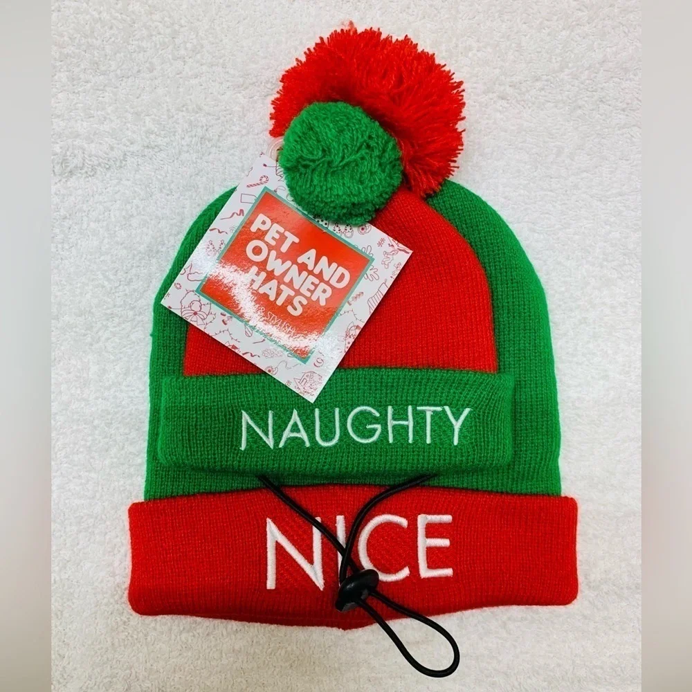 PET & Me Naughty and Nice holiday hats! - Picture 1 of 6
